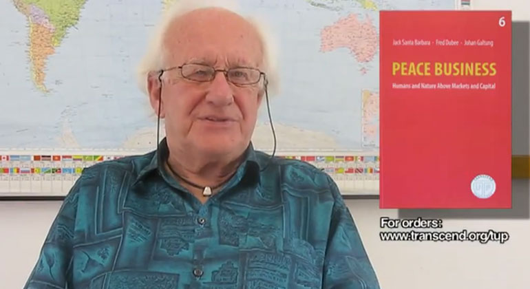 youtube.de | Screenshot | Prof. Johan Galtung