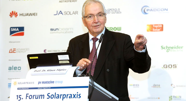 15. Forum Solarpraxis:  „Technologischer Wandel läutet elektrisches Zeitalter ein“