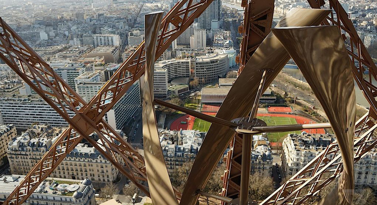 urbangreenenergy.com | The Eiffel Tower has new wind turbines, and they're beautiful
