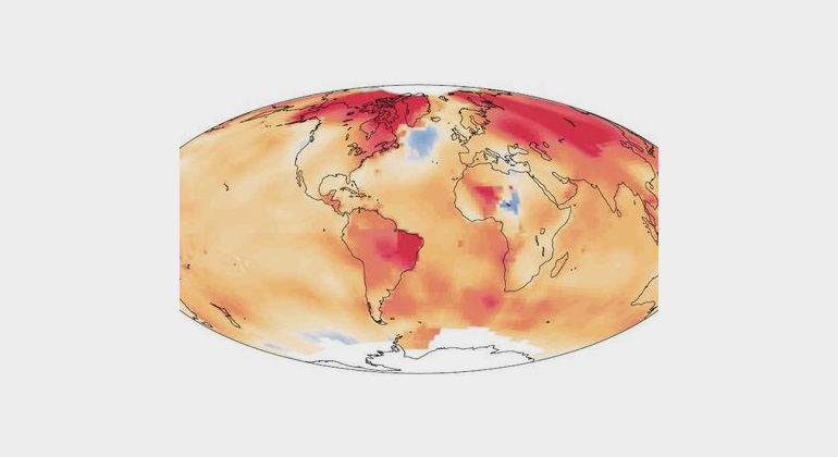 pik-potsdam.de | Der kühle Fleck südlich von Grönland: NASA GISS Weltkarte der Erwärmung 1901-2013