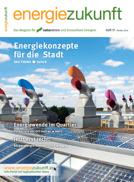 Das Print-Magazin energiezukunft der NATURSTROM AG.