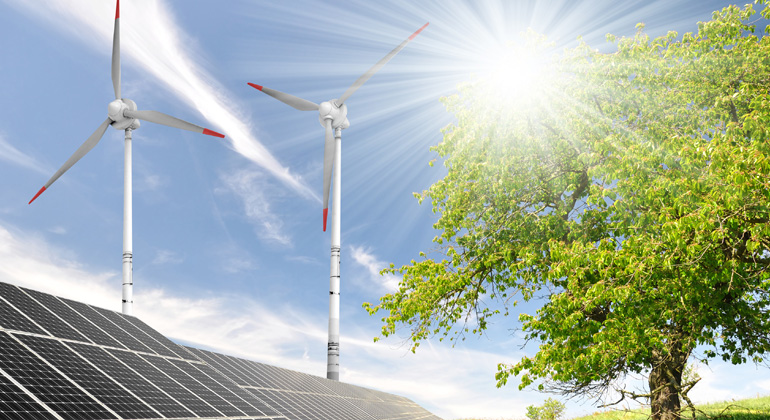 bigstock | volrabvaclav | Der Ausbau von Windkraft und Photovoltaik erfordert Flexibilitätsoptionen, um Energie zeitlich verfügbar zu halten.