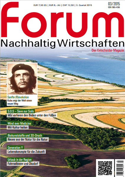 forum Nachhaltig Wirtschaften 03/2015 | Schwerpunktthema: Jahr des Bodens