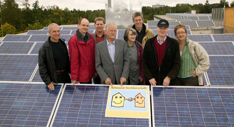 Netzwerk Nachbarschaft | Daniel Sommer | Die Nachbarn des ergon e.V. im Solarpark.