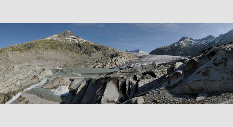 Simon Oberli | GletscherVergleiche.ch | Rhonegletscher im Juni 2014