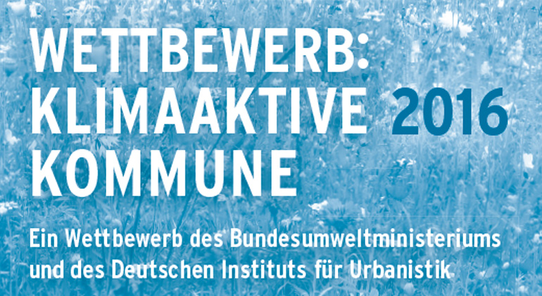 Wettbewerb „Klimaaktive Kommune“