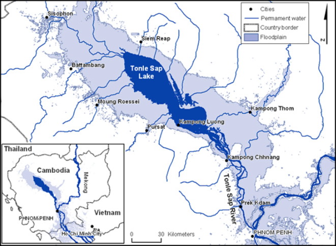 Global Nature Fund (GNF) | Bedrohter See des Jahres 2016: Tonle Sap See in Kambodscha