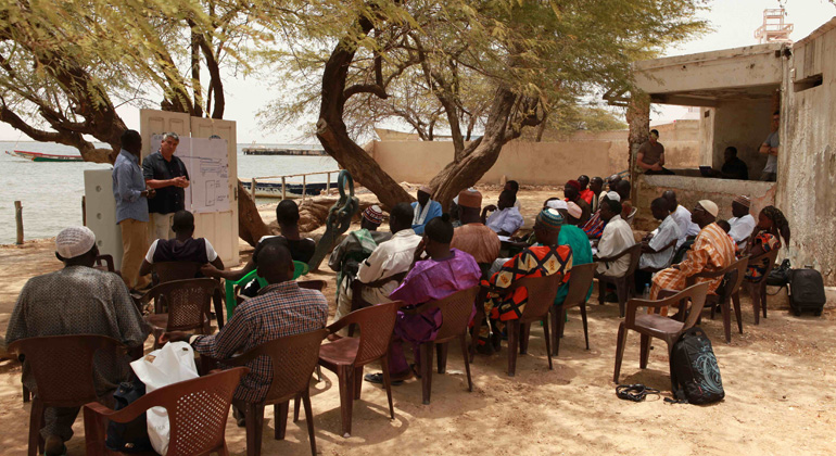 Swiss Fresh Water | Ausbildung der zukünftigen Wasserkiosk-Betreiber in Senegal.