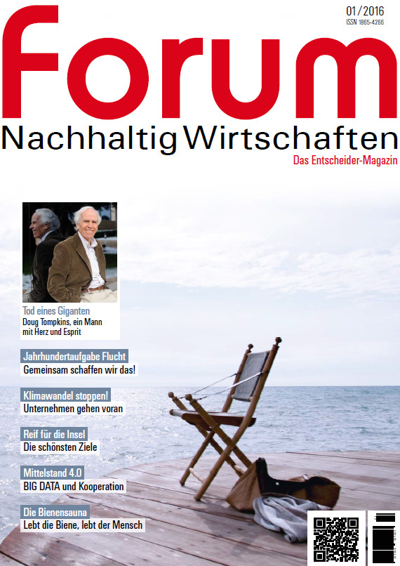 forum Nachhaltig Wirtschaften 01/2016: Schwerpunkt: Herausforderung Migration und Integration