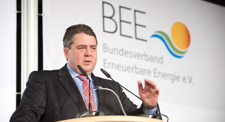 bee-ev.de | Andreas Labes | Bundeswirtschaftsminister Sigmar Gabriel (SPD)