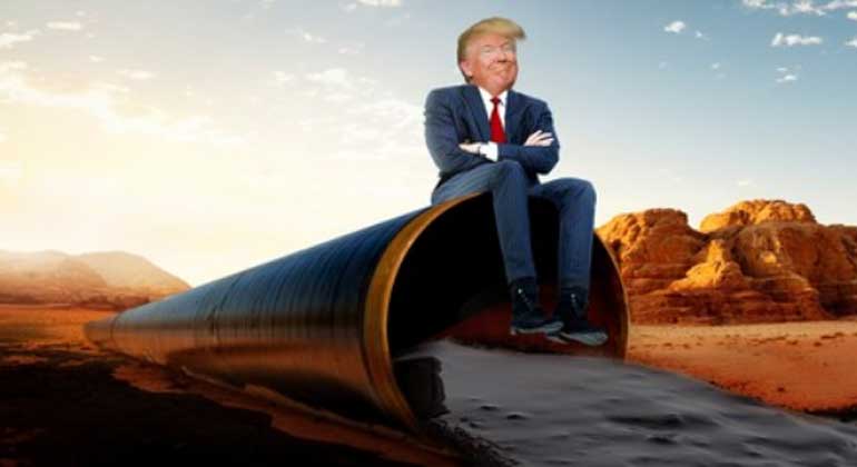 campact.de | Trumps Pipeline den Geldhahn zudrehen!