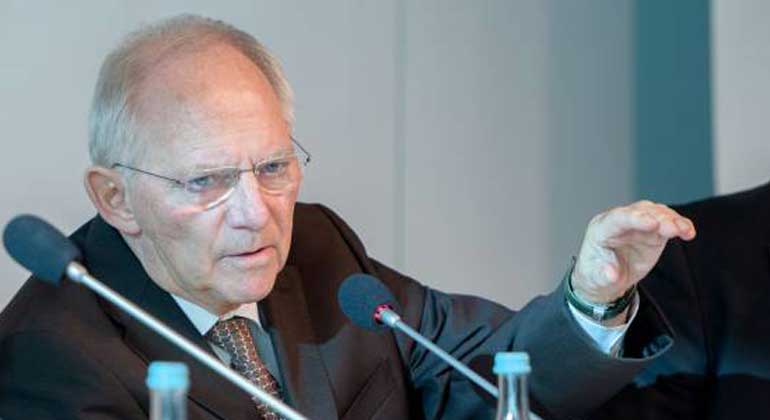 boell.de | Stephan Röhl | Wolfgang Schäuble in der Heinrich-Böll-Stiftung.