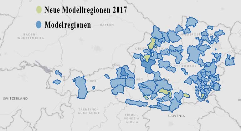 klimaundenergiemodellregionen.at | 91 Klima- und Energie-Modellregionen (KEM) in 811 Gemeinden setzen Klimaschutzprojekte um.