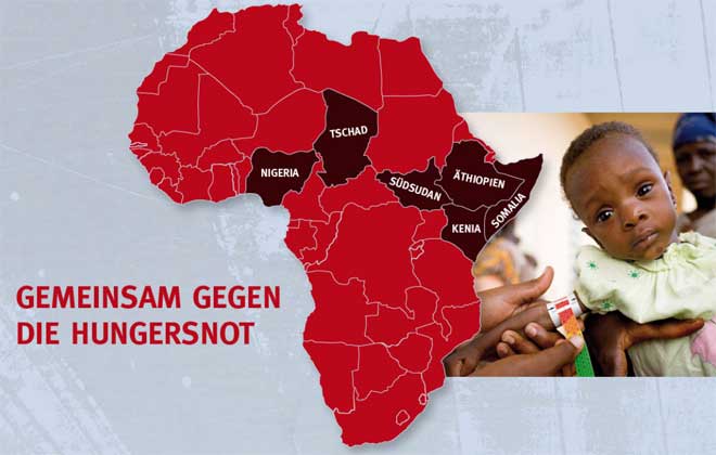 gemeinsam-fuer-afrika.de | Über 20 Millionen Menschen sind derzeit in Afrika vom Hungertod bedroht. Die Vereinten Nationen warnen vor der größten humanitären Katastrophe seit ihrer Gründung.