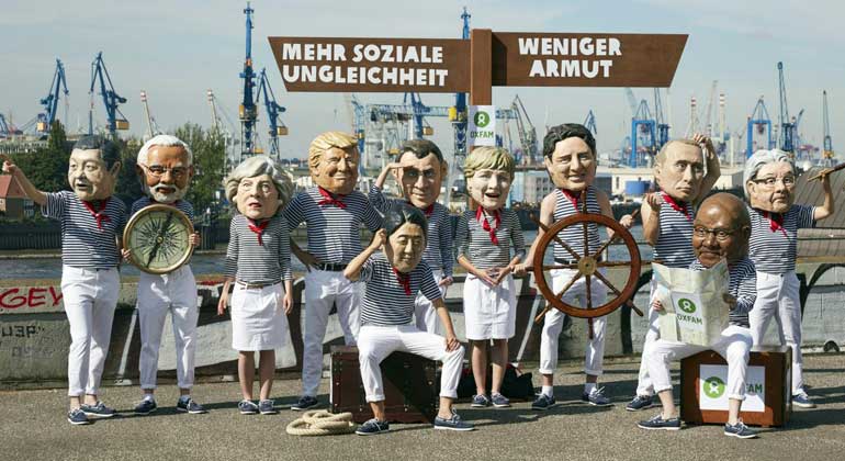 Mike Auerbach/Oxfam | „Nur wenige G20-Länder leisten ihren fairen Beitrag zur Finanzierung der Nothilfe-Aufrufe für die aktuellen Hungerkrisen. Es ist inakzeptabel, dass die meisten großen G20-Länder die Gelegenheit nicht genutzt haben, ihre Beiträge zur Nothilfe aufzustocken. Die Folge ist, dass Menschen sterben werden, deren Leben andernfalls hätten gerettet werden können. Um die Menschen in Nigeria, Somalia, Südsudan und Jemen vor einer Hungersnot zu bewahren, sind dringend weitere Finanzzusagen erforderlich.“
