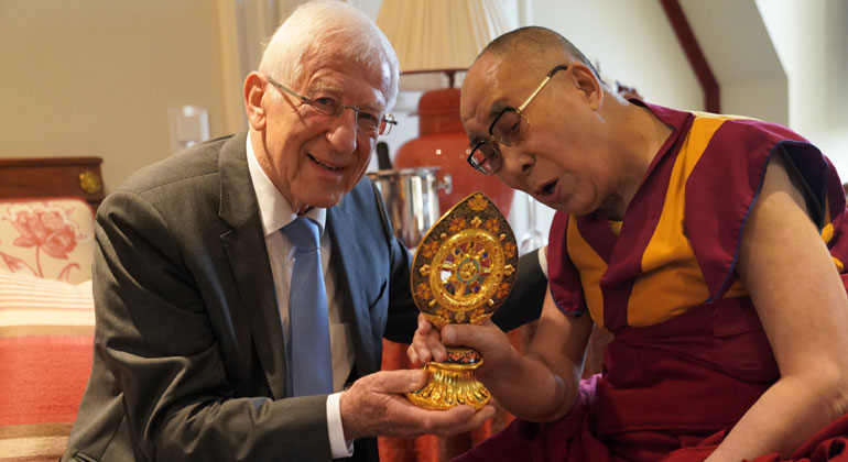 Manuel Bauer | Dalai Lama mit Franz Alt