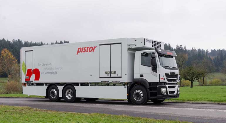 pistor.ch | Weltweit erster 40-Tonnen-Elektro-Lkw