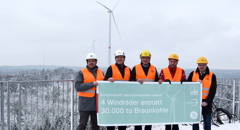 Höchste Windkraftanlagen der Welt gehen ans Netz