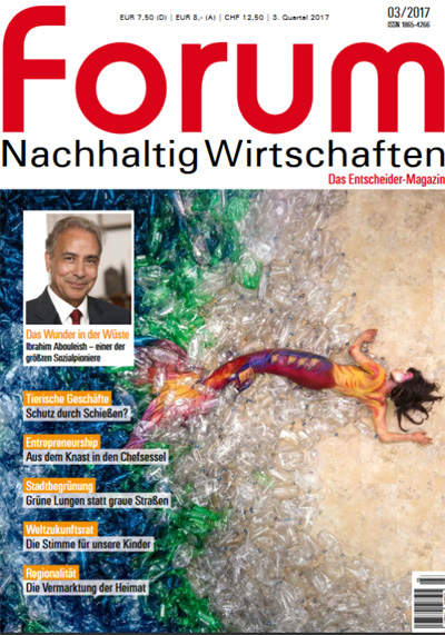 forum Nachhaltig Wirtschaften 03/2017 - Tierische Geschäfte