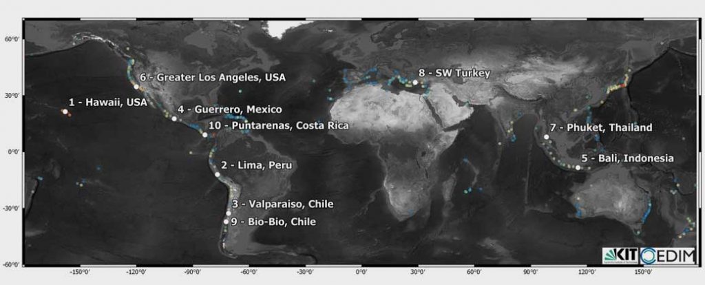 KIT.deu | Andreas Schaefer | Global risk index for beach tourism destinations for tsunami.