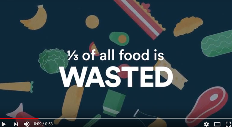 1/3 of all Food is wasted