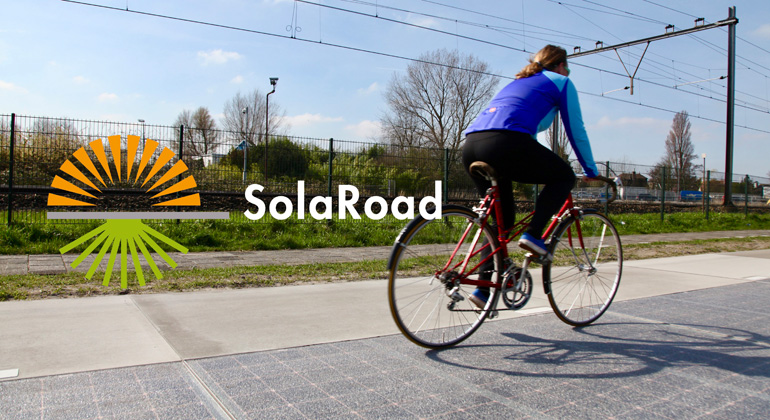 Ingrid Jongens- Solaroad / SolaRoad-Radweg bei Krommenie