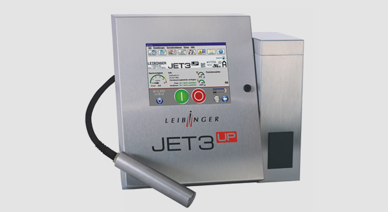 Paul Leibinger GmbH & Co. KG | Der JET3up kommt ohne interne Lüftung aus. Mit 20 Watt verbraucht der CIJ-Drucker weniger Strom als die meisten Glühbirnen.