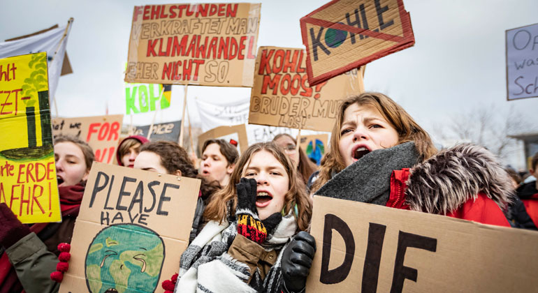 Jörg Farys/​Fridays for Future | Fridays for Future: Aus dem Streik einer einzelnen Schülerin hat sich eine globale Bewegung entwickelt.