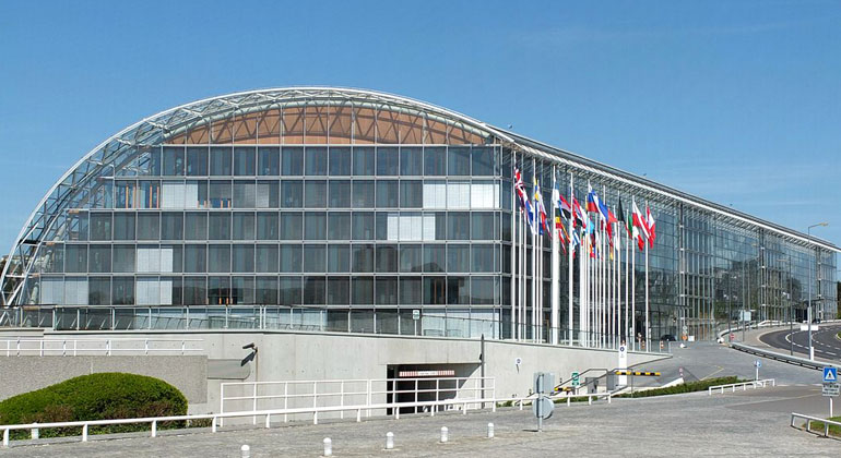 Palauenc 05/​Wikimedia Commons | Der Sitz der Europäischen Investitionsbank in Luxemburg.
