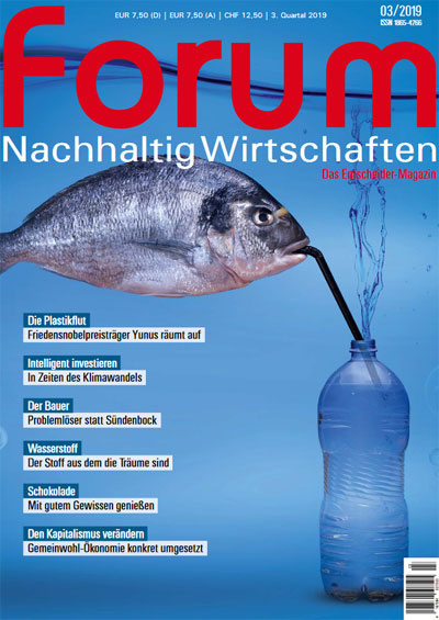 forum 03/2019 | Social Business beseitigt Plastik-Müll und schafft neue Jobs