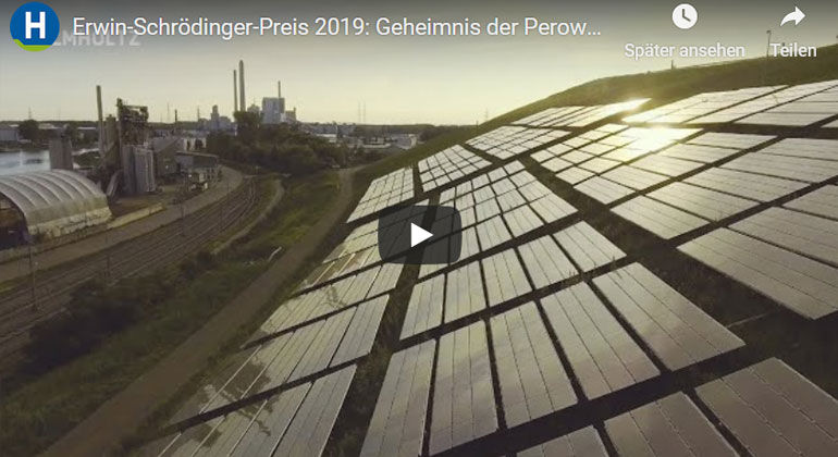 helmholtz.de | In der Photovoltaik-Forschung sind sie der letzte Schrei: Perowskit-Solarzellen. In wenigen Jahren haben sie einen Wirkungsgrad erreicht, den übliche Siliziumzellen nach jahrzehntelanger Optimierung liefern.