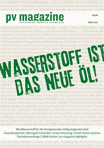 pv-magazine.de | pv magazine 01/2020 | Wasserstoff ist das neue Öl!