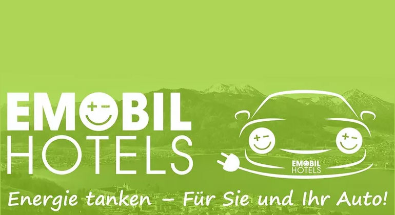 Hotels mit Ladestation für Elektroautos im Alpenraum