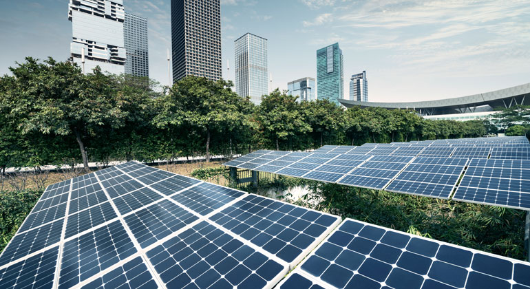 Solarenergie in Großstädten in der Krise