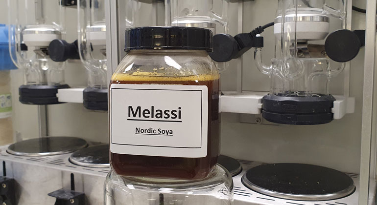 Biologisch abbaubares Plastik aus Soja-Abfall