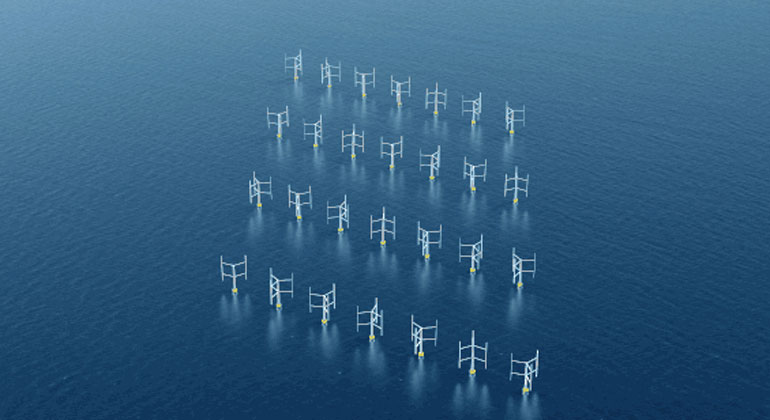 Vertikale Windgeneratoren liefern mehr Strom