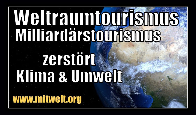 Weltraumtourismus: Umweltzerstörendes Milliardärswettrennen