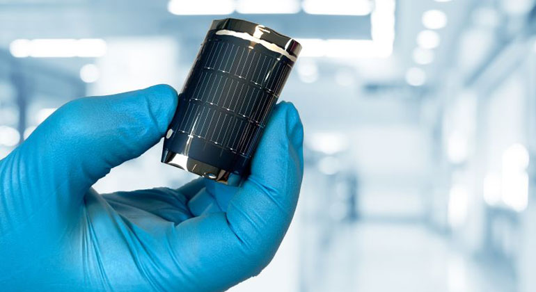 21.4% record efficiency for flexible solar cells