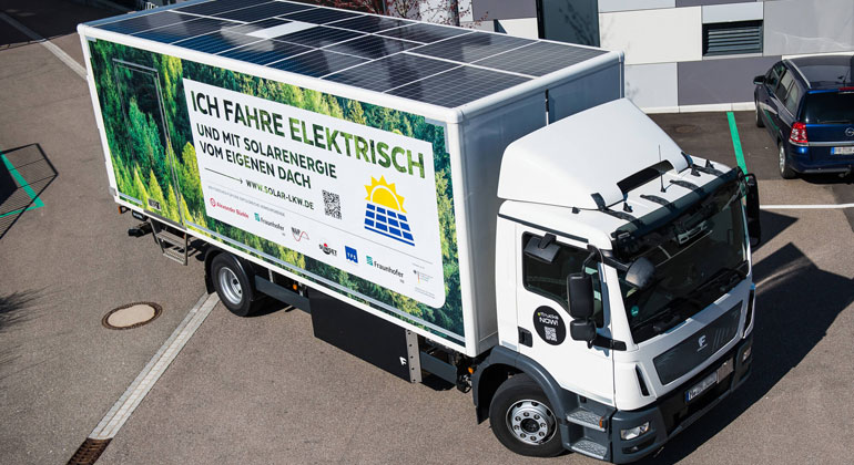 Electric Truck with Fully Integrated Photovoltaics Picks Up Speed