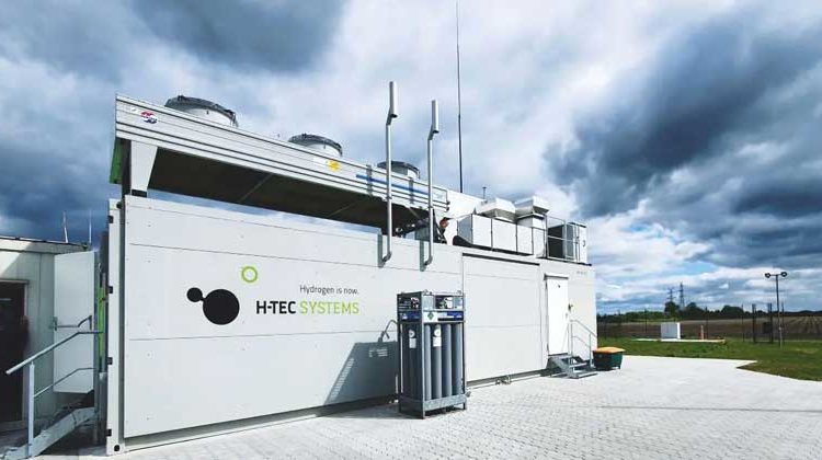 H-TEC SYSTEMS GmbH | Elektrolyseur in Haurup bei Flensburg.