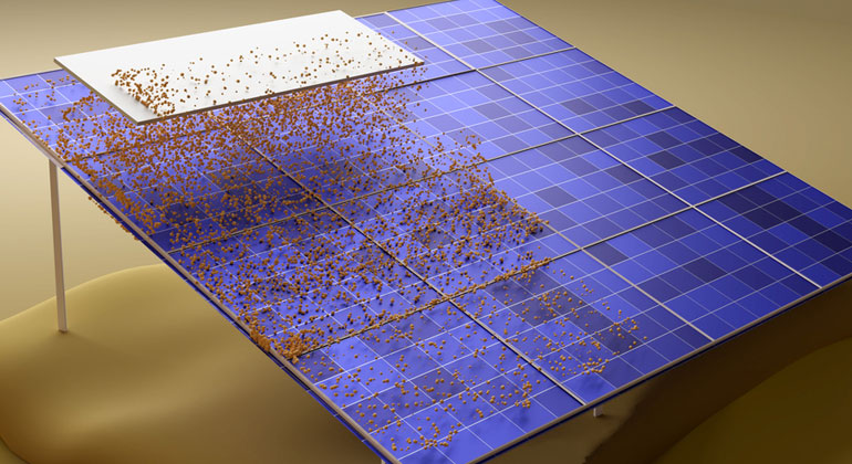 MIT-Forscher säubern Solarmodule wasserlos