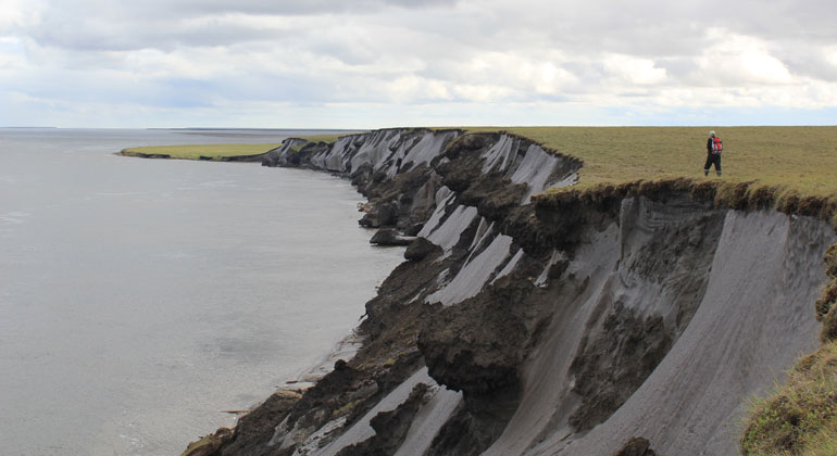 AWI | Permafrost Sibirien (Foto: Lutz Schirrmeister)