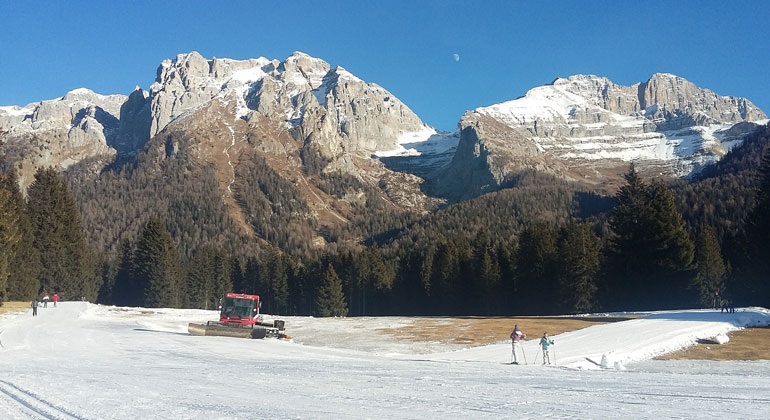 Skifahren selbst mit Schneekanonen nicht mehr garantiert