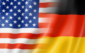 Depositphotos.com | daboost | USA Deutschland Flagge