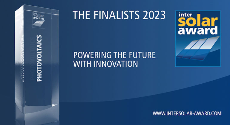 Intersolar AWARD 2023: Finalisten präsentieren innovative Lösungen