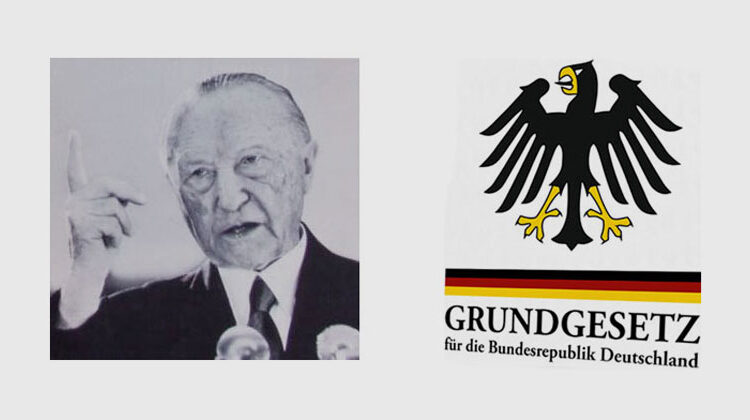 pixelio.de | Tim-Reckmann | Grundgesetz | Herder Verlag | Adenauer