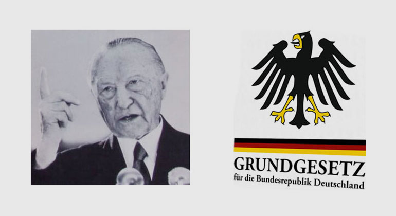 pixelio.de | Tim-Reckmann | Grundgesetz | Herder Verlag | Adenauer