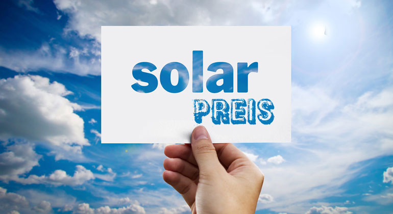 Neuer Solarpreis für Visionäre im Bereich der Solarenergie