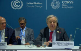 https://unfccc.int | COP29 | Screenshot | UN-Generalsekretär António Guterres