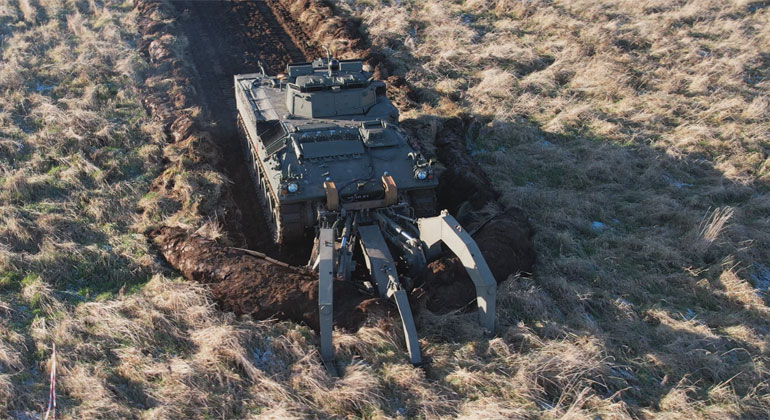 New British Army robotic mine plough aims to better shield soldiers from danger